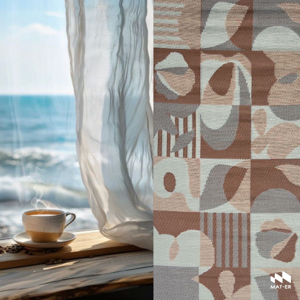 Mat-er Urban Bliss Mocha Breeze Round Mat - Image 5