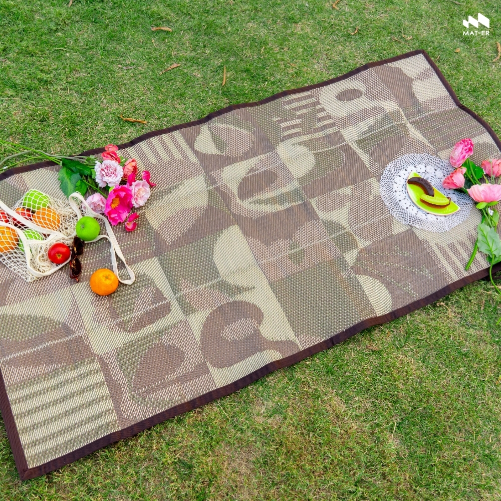 Mat-er Urban Bliss Olive Glow Foldable Mat - Image 4