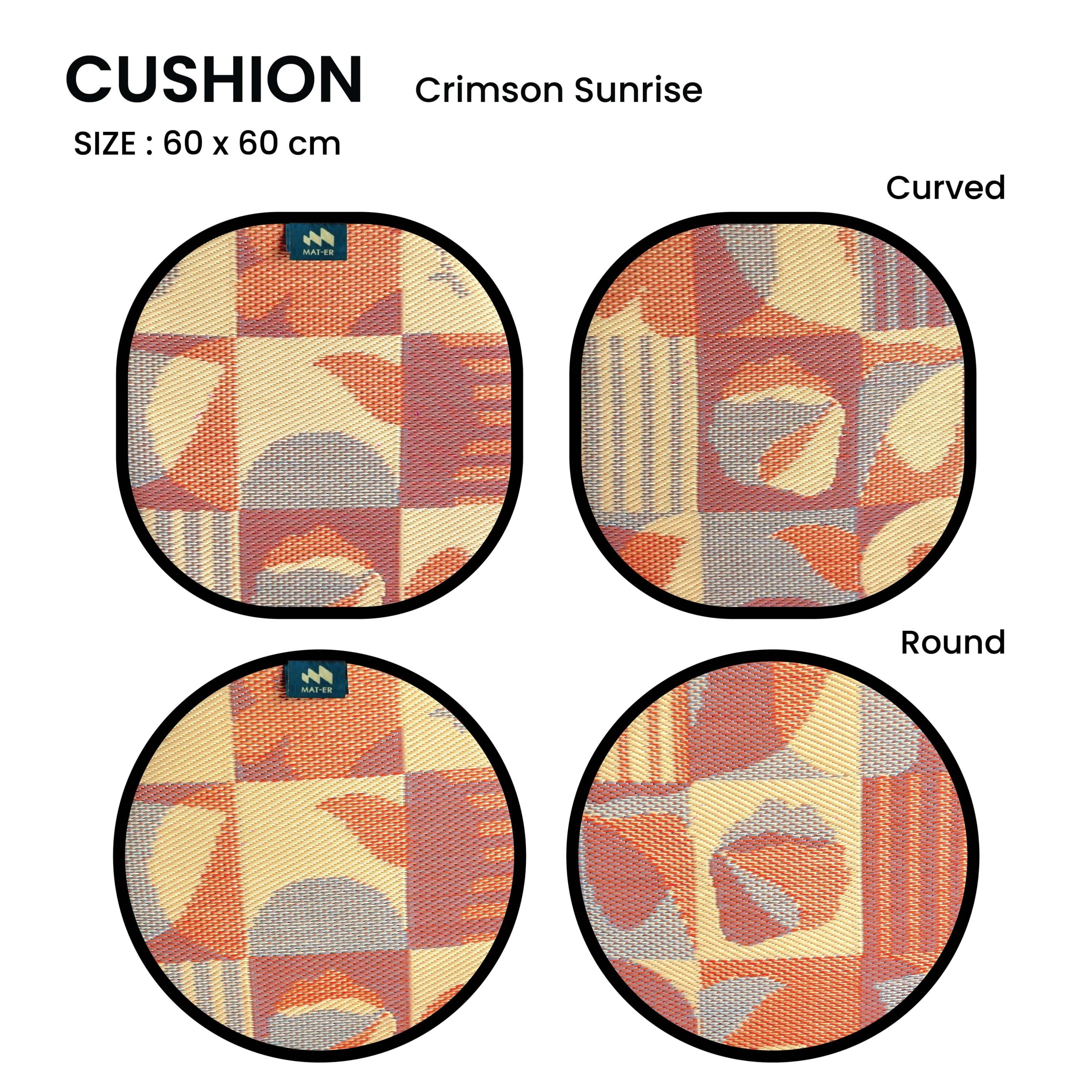 Cushion Urban Bliss Crimson Sunrise - Image 5