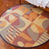 Mat-er Urban Bliss Crimson Sunrise Round Mat